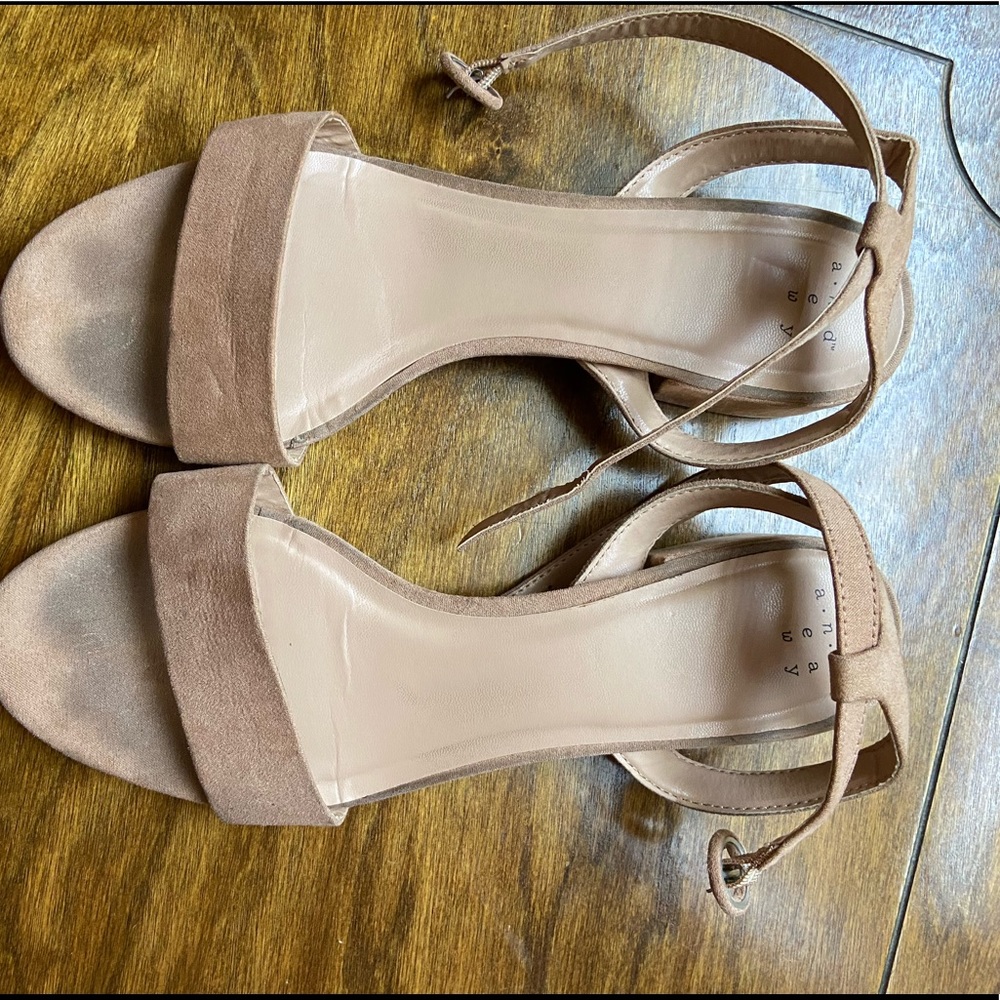 Nude sandals